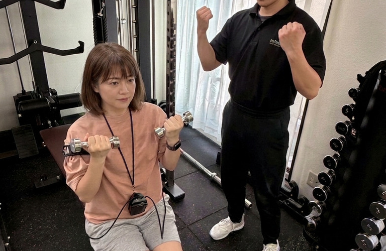 マンツーマントレーニングの様子