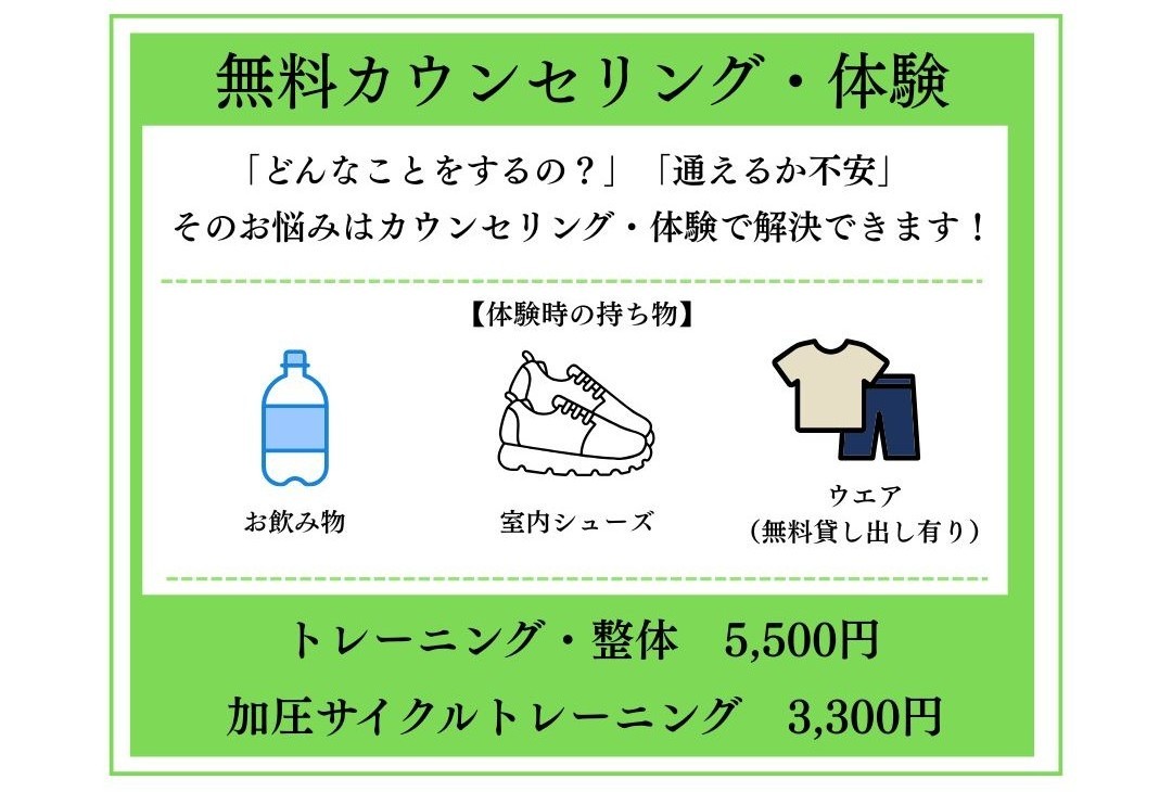 無料カウンセリング・体験の案内